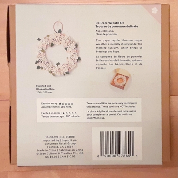 Mini Wreath Kit: Apple Blossom - Picture 2 of 4